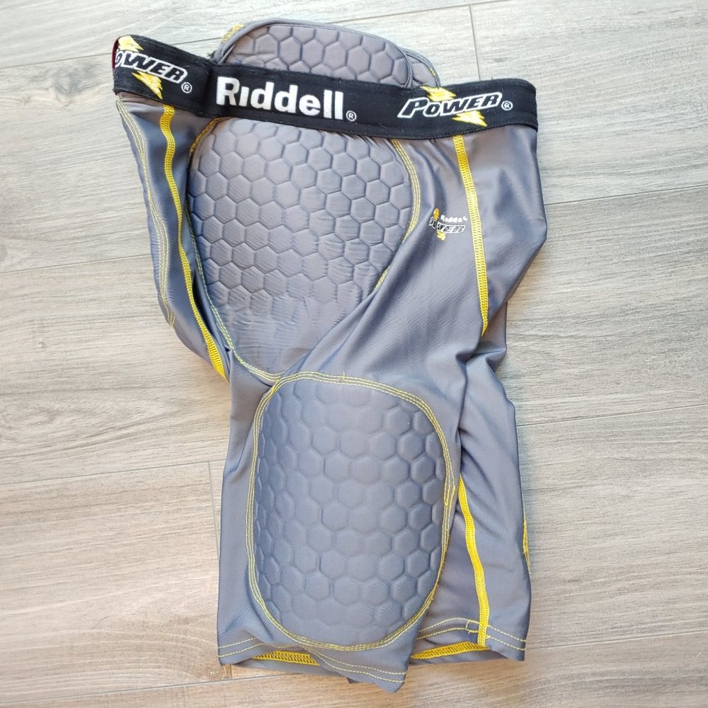 Good Used Condition Men's Riddell Power Padded Girdle Athletic Shorts - Small - Picture 4 of 11
